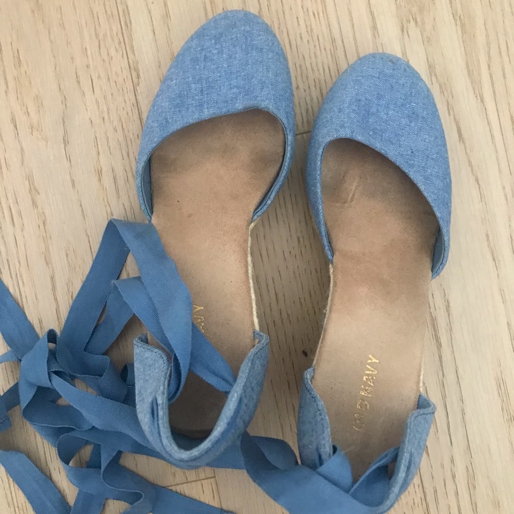 Old Navy Denim Blue Espadrilles